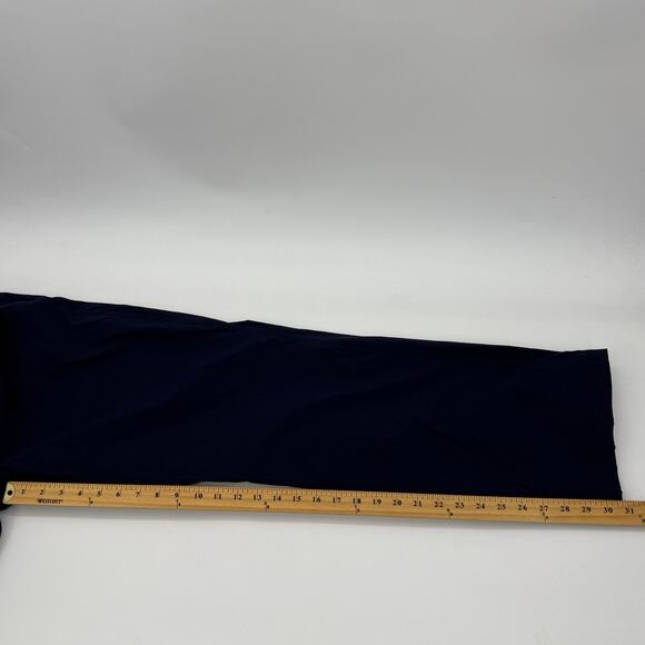 EDDIE BAUER Mens Blue Fleece Lined Flat Front Tech Pants Size 40 Warm Outdoor - Picture 6 of 7